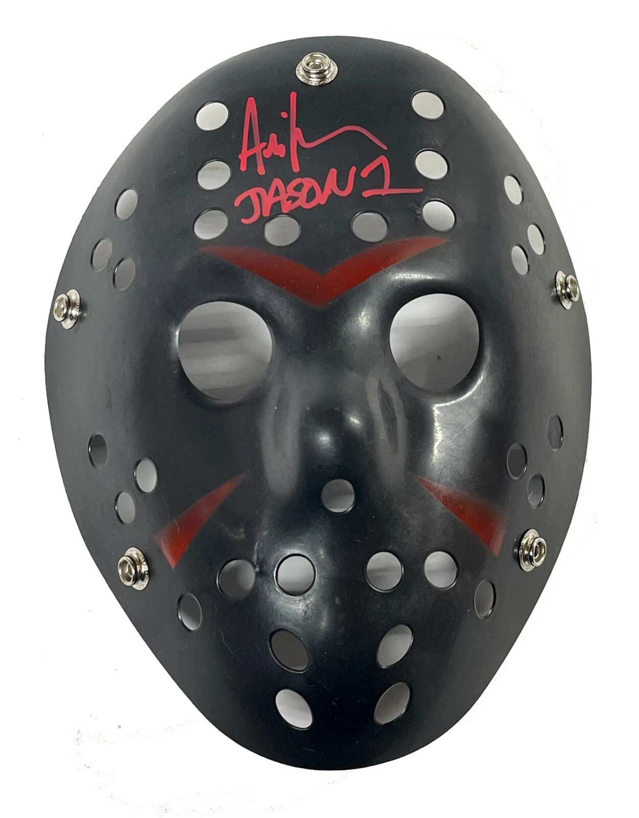 Ari Lehman Signed Black Jason Voorhees Friday The 13th Mask 1st Jason
