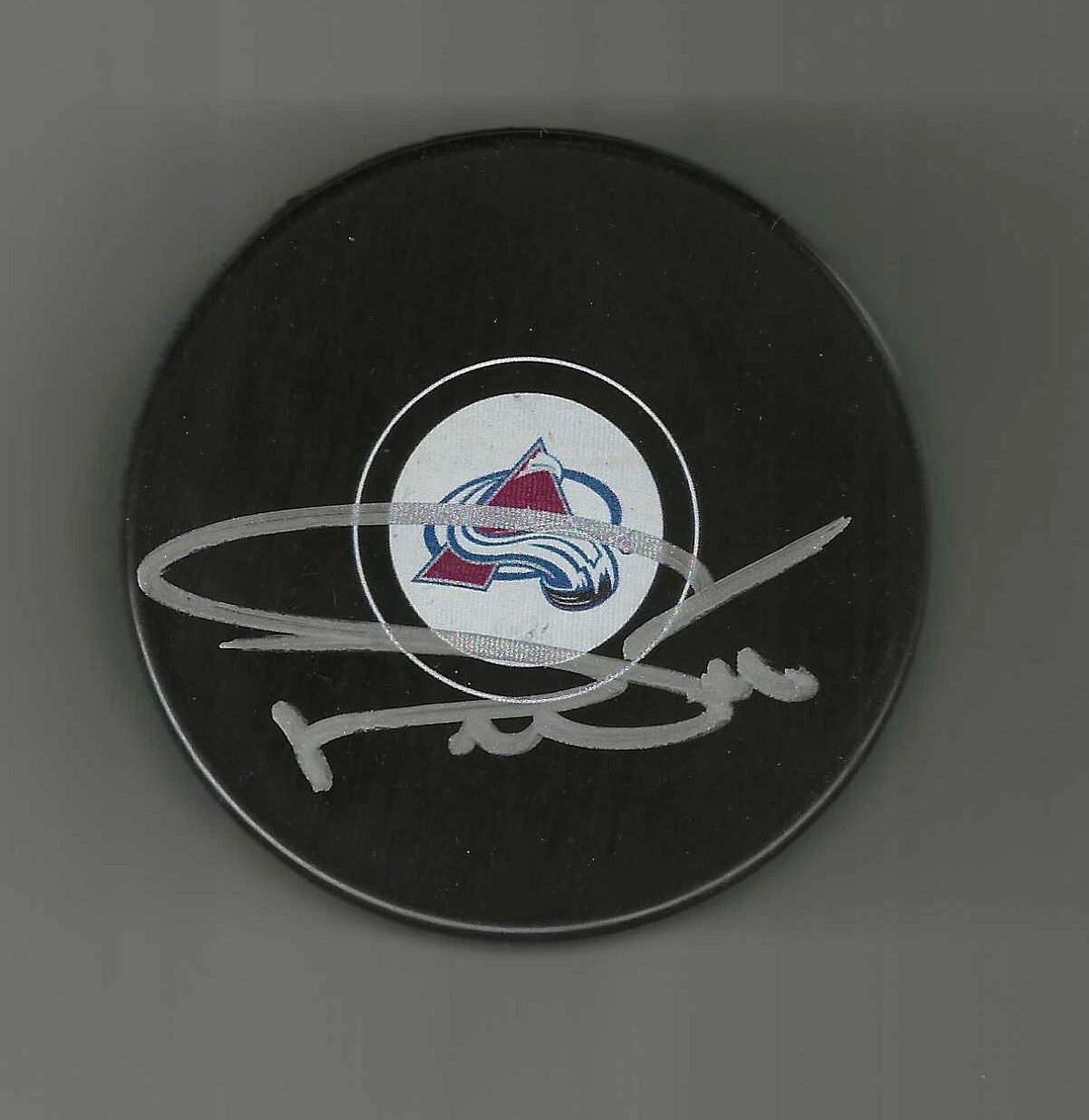 Nolan Pratt Signed Colorado Avalanche Puck
