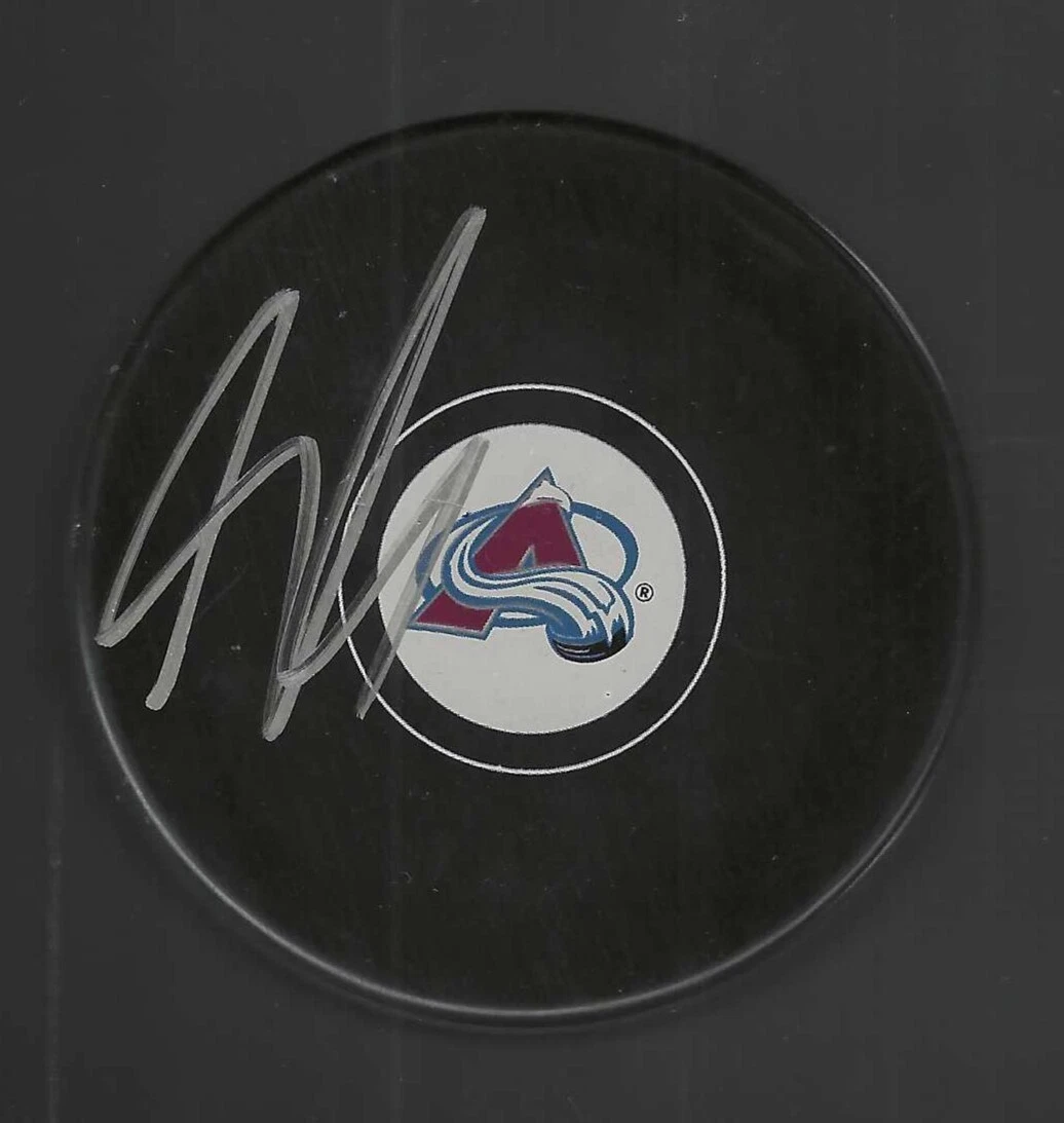Sam Girard Signed Colorado Avalanche Puck
