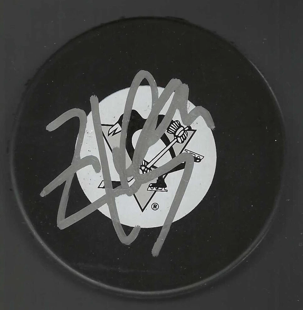 Zbynek Michalek Signed Pittsburgh Penguins Puck Signed In Silver

