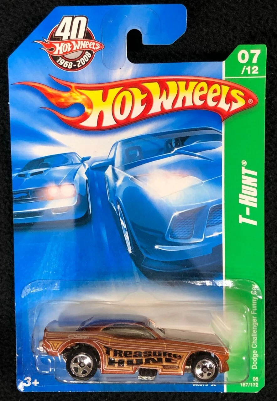 Hot Wheels 2008 Treasure Hunt No. 07 of 12 Dodge Challenger Funny Car
