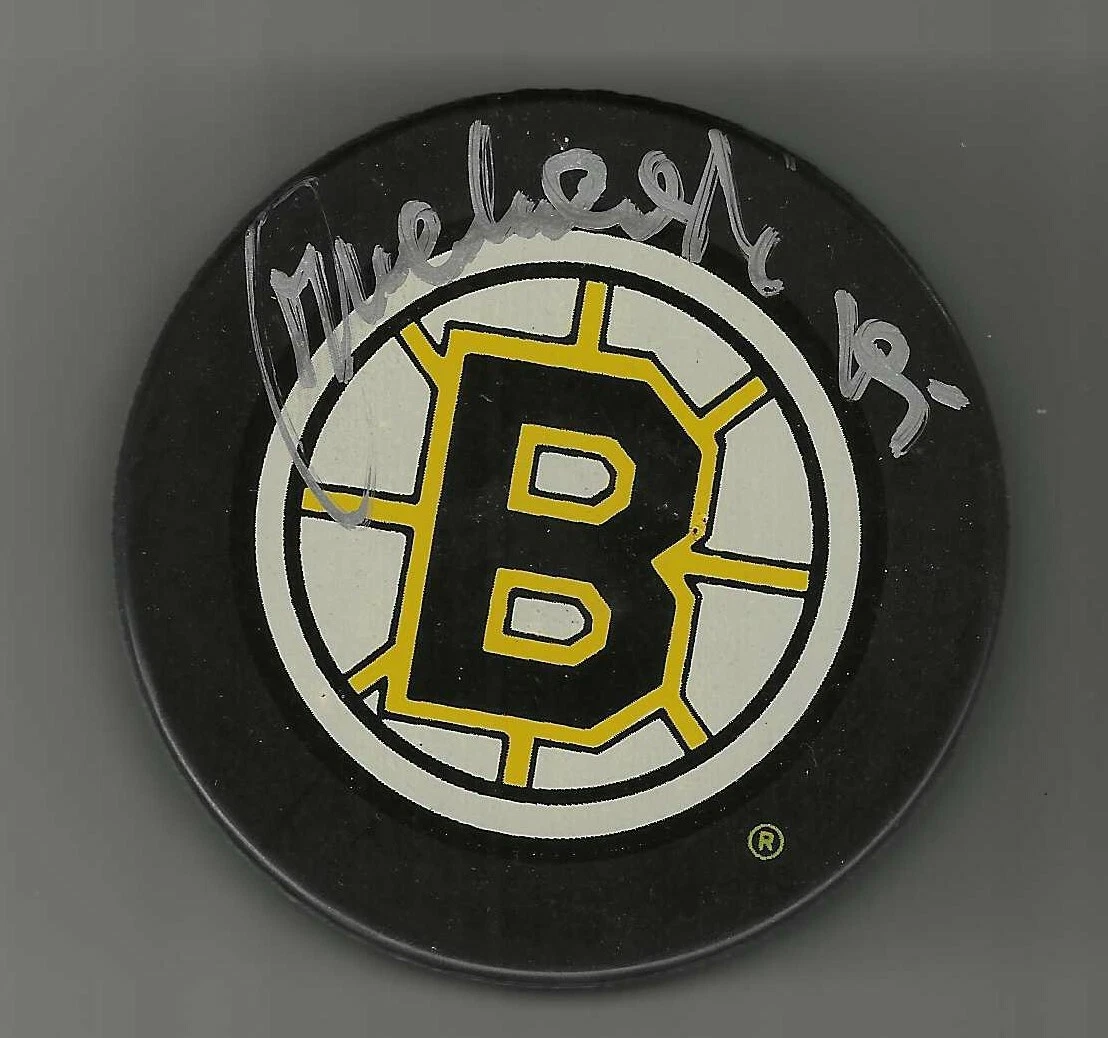 Marius Czerkawski Signed Boston Bruins Official Game Puck
