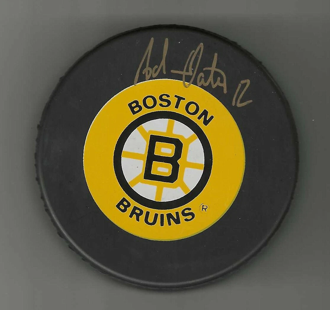 Adam Oates Signed Boston Bruins Trench Official Game Puck
