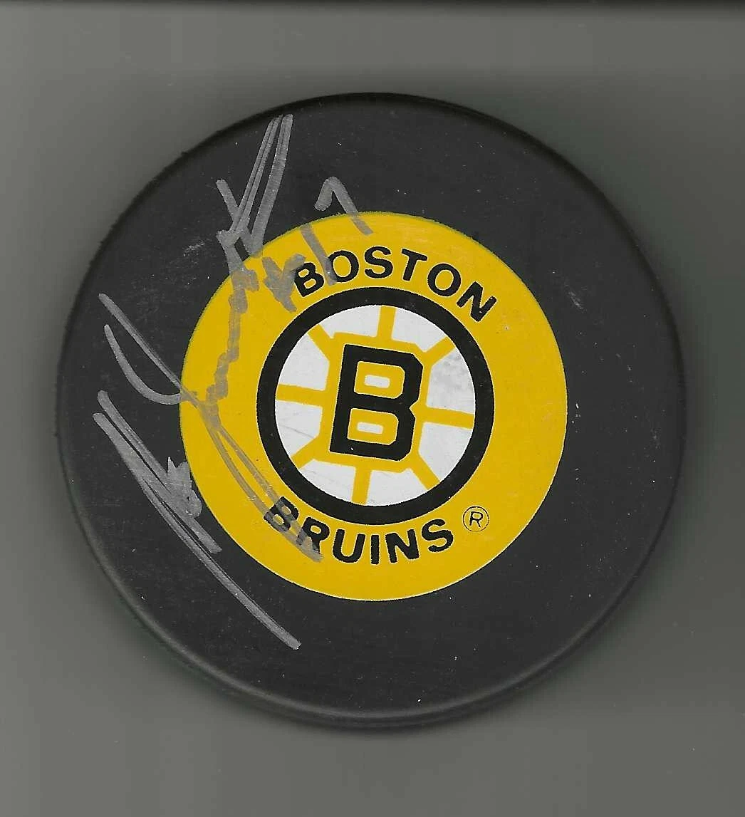 Stan Jonathan Signed Boston Bruins Trench Puck
