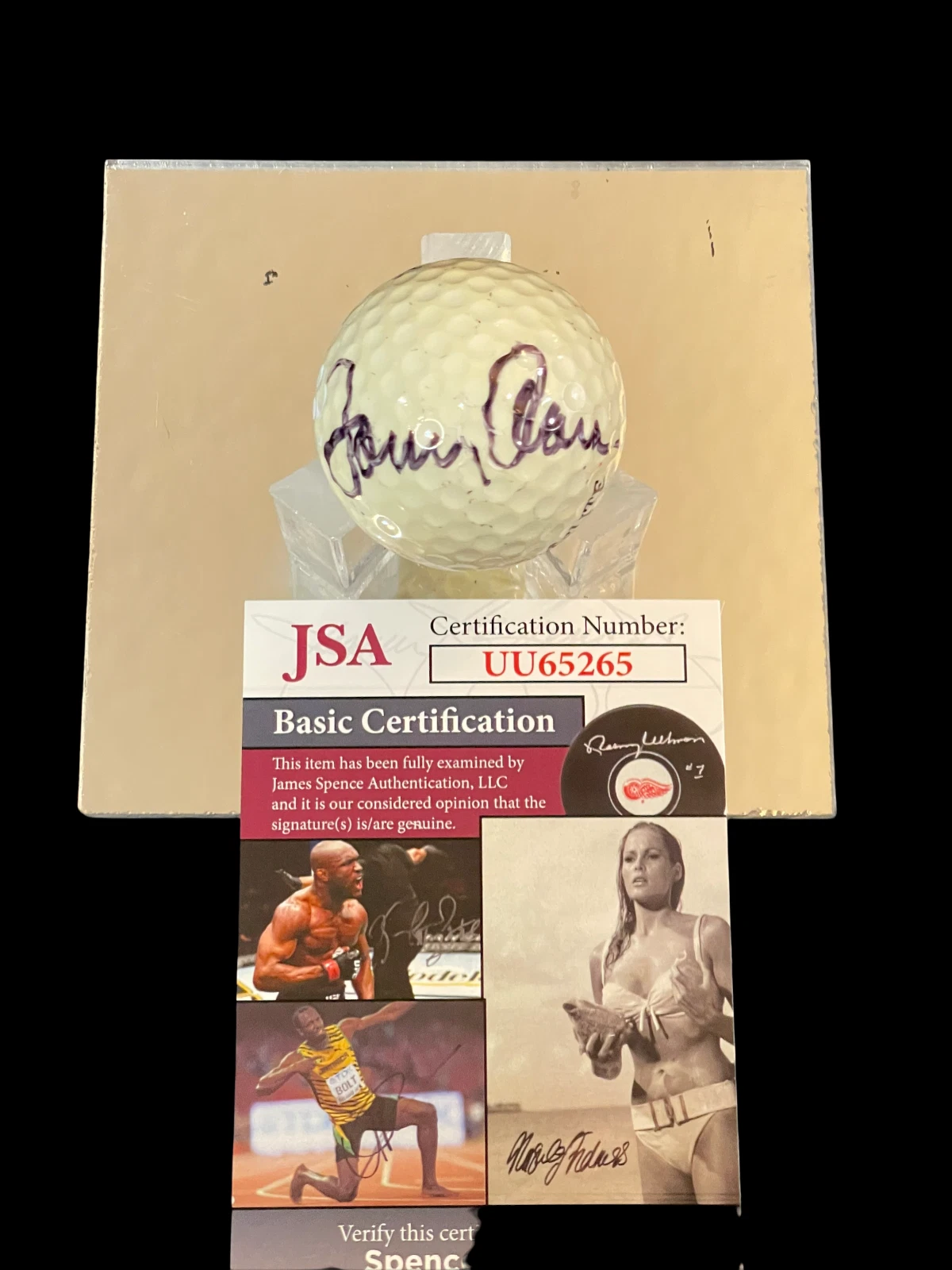 Tommy Aaron PGA Masters Ryder Cup Florida Gators Signed Autograph Golf Ball JSA
