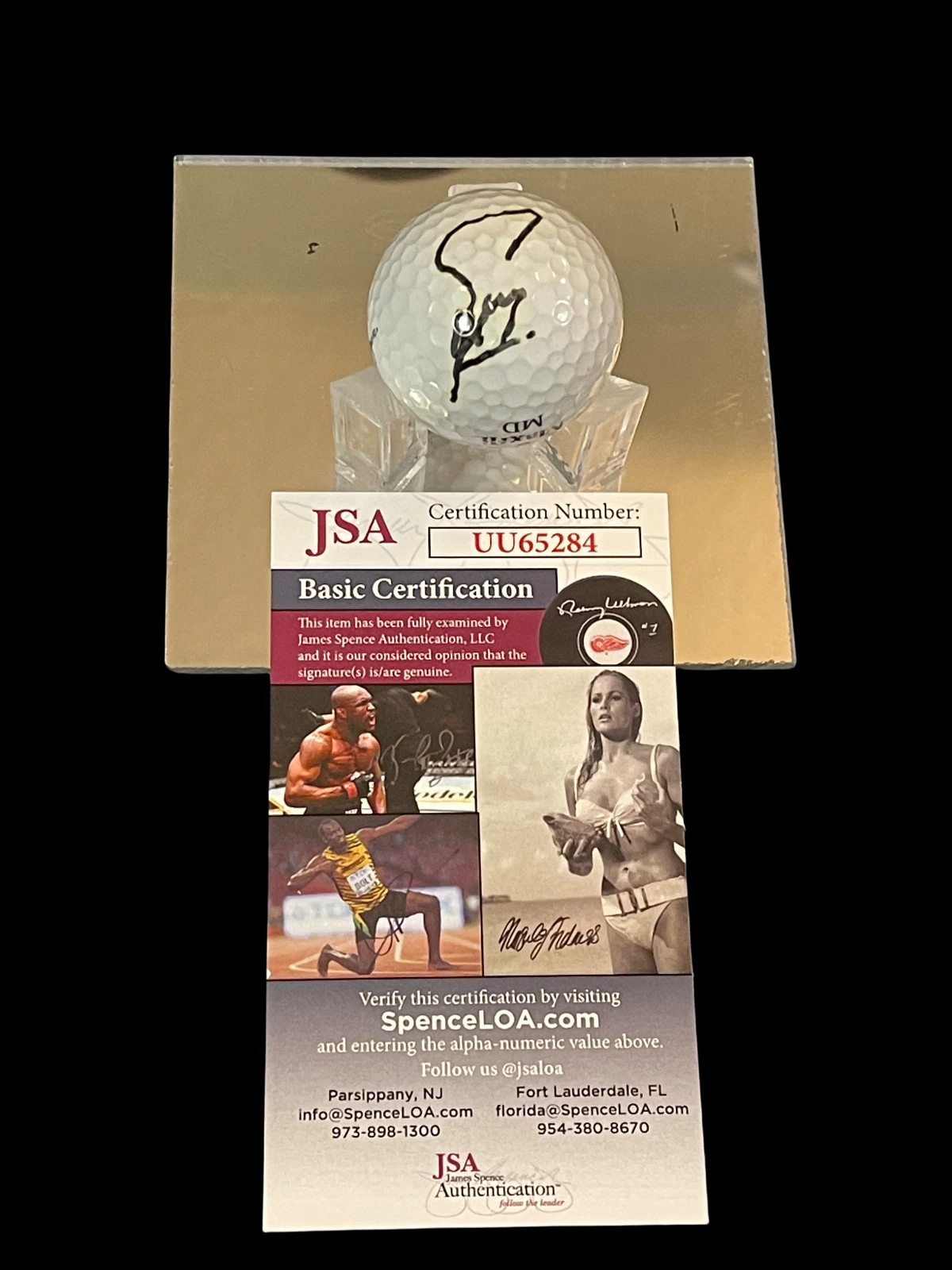 Fuzzy Zoeller PGA Ryder Cup Masters US Open Signed Autograph Golf Ball JSA
