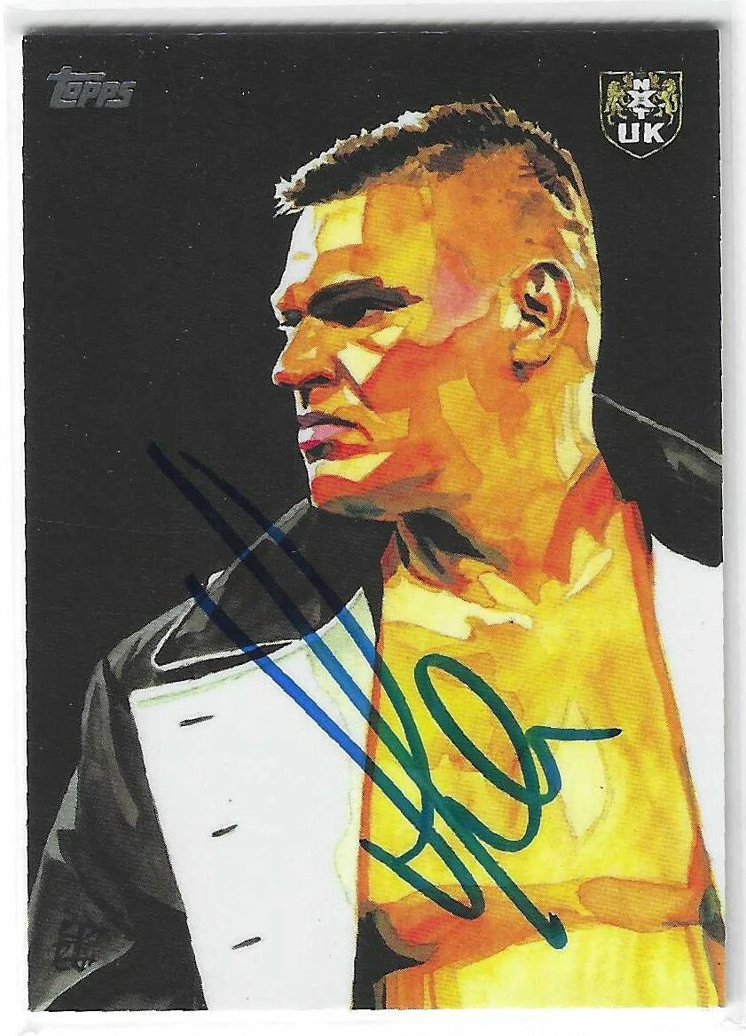 WALTER SIGNED 2020 TOPPS UNDISPUTED NXT ROB SCHAMBERGER ART CARD RS-10 GUNTHER COLLECTIBLE MEMORABILIA