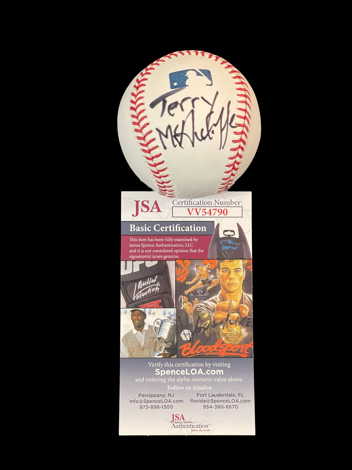 Terry McAuliffe Governor of Virginia DNC Chairmen Signed Autograph Baseball JSA
