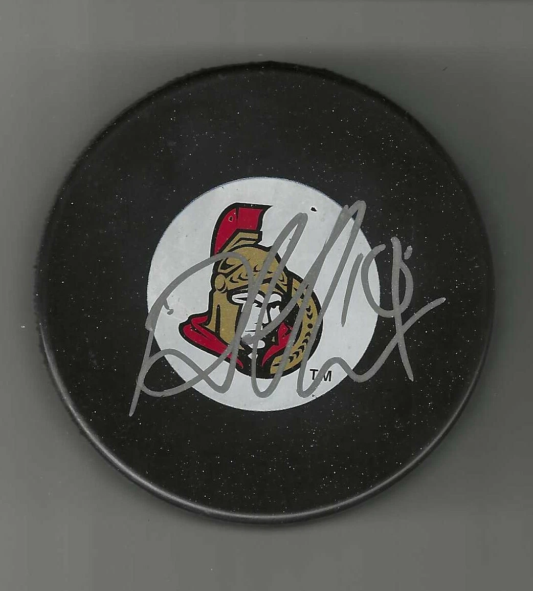 Drake Batherson Signed Ottawa Senators Large Logo Puck

