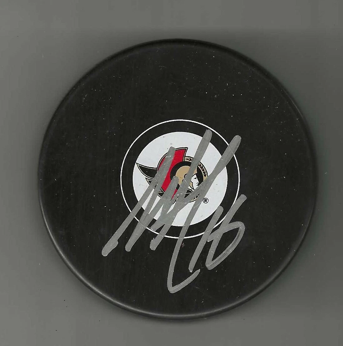 Austin Watson Signed Ottawa Senators Puck
