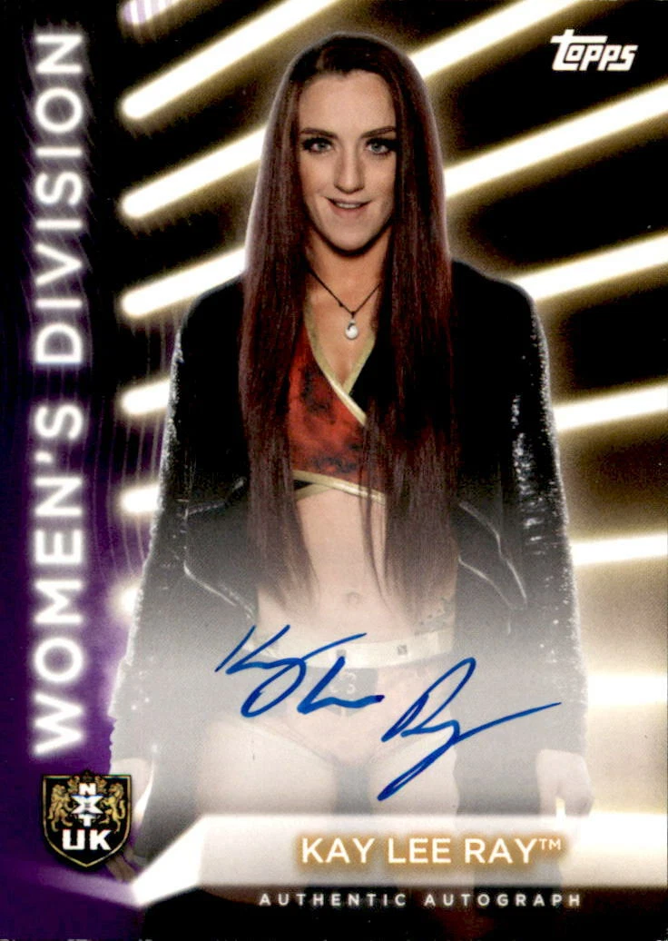 Kay Lee Ray 2021 Topps WWE NXT UK Autograph Purple Card A-KLR 34/99
