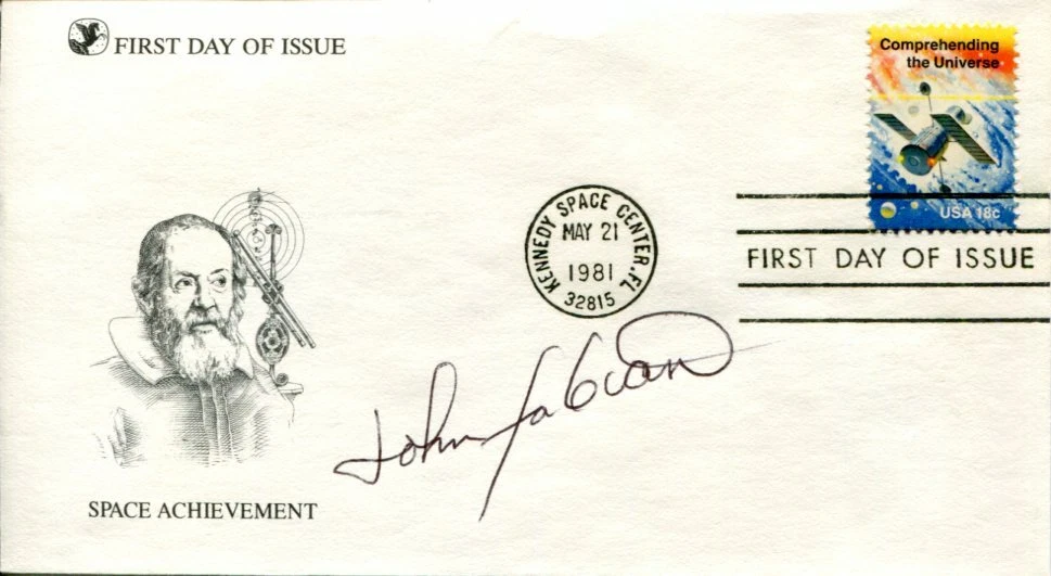 John Fabian NASA Astronaut STS Space US Air Force Signed Autograph FDC
