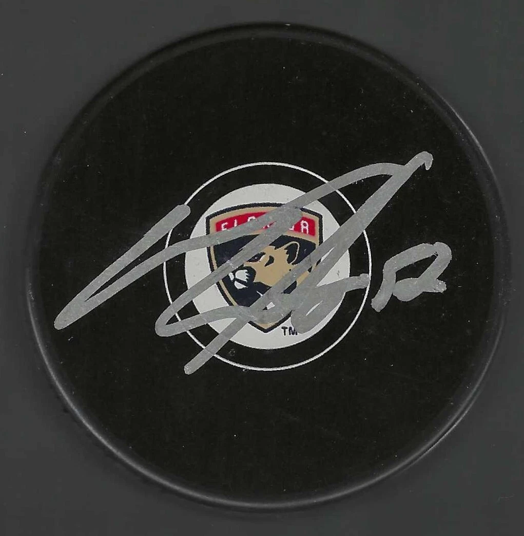 MacKenzie Weegar Signed Florida Panthers Puck
