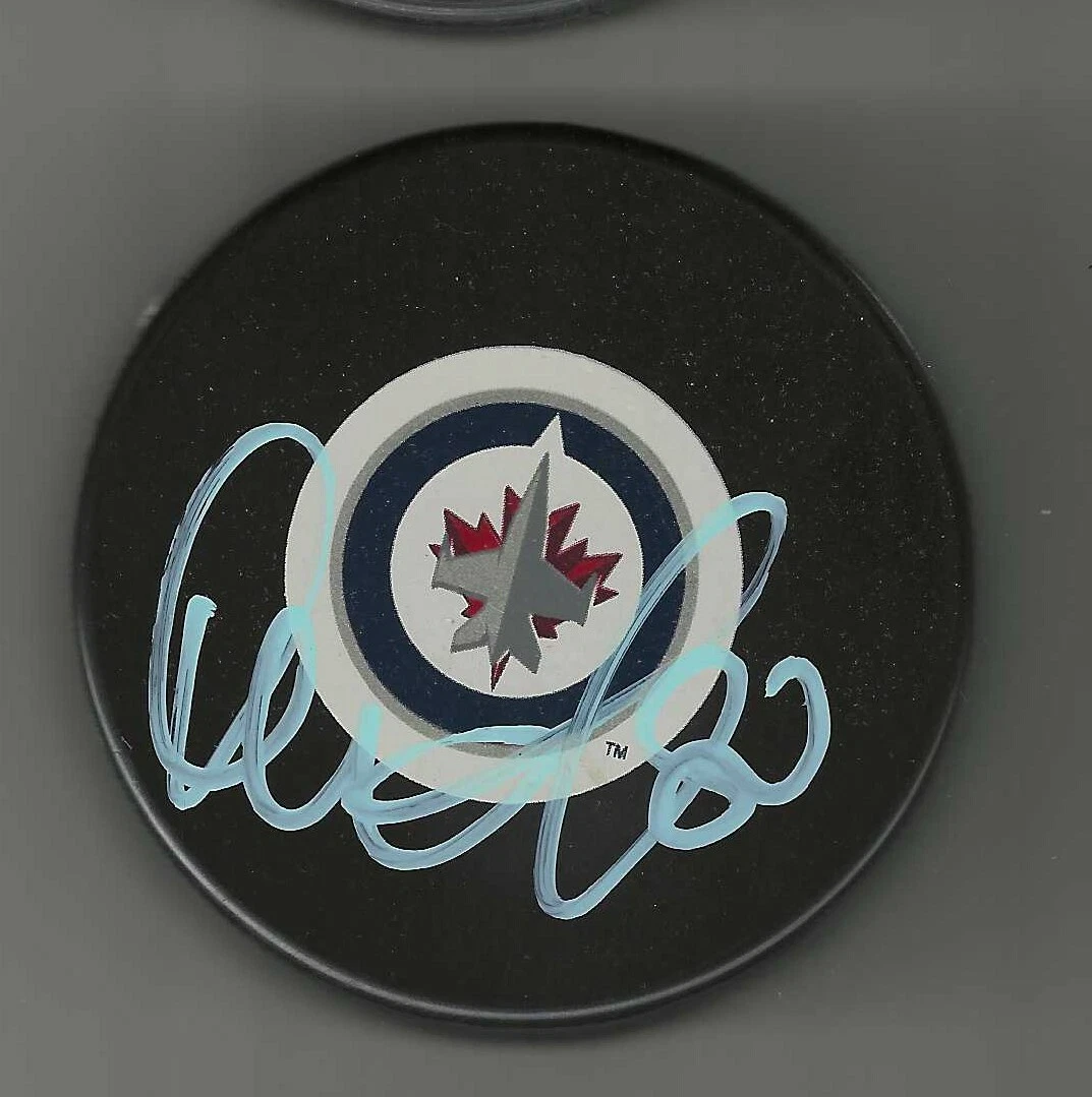 Nikolai Antropov Signed Winnipeg Jets Puck
