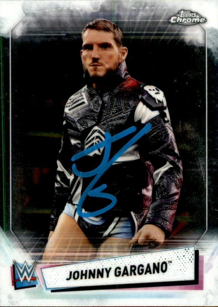 Johnny Gargano Signed 2021 Topps Chrome WWE Card #85
