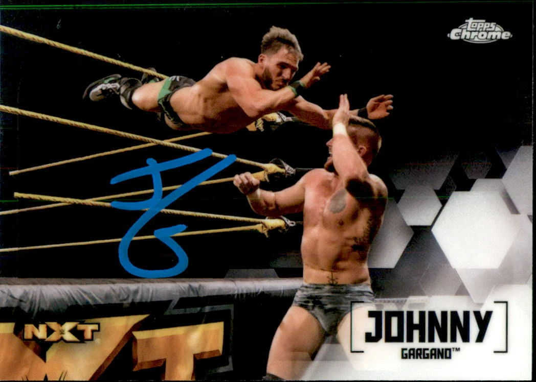 Johnny Gargano Signed 2020 Topps Chrome WWE Card #83
