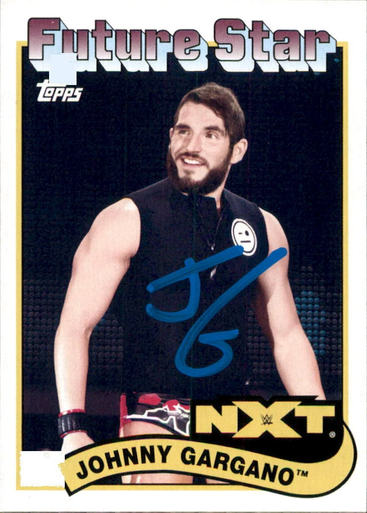 Johnny Gargano Signed 2018 Topps WWE NXT Card #100
