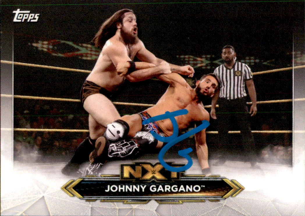 Johnny Gargano Signed 2020 Topps WWE NXT Card NXT-24
