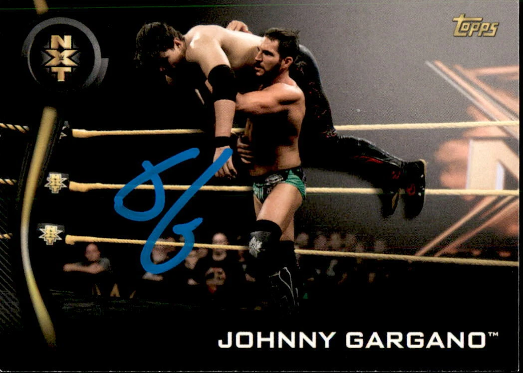 Johnny Gargano Signed 2019 Topps WWE NXT Card #21

