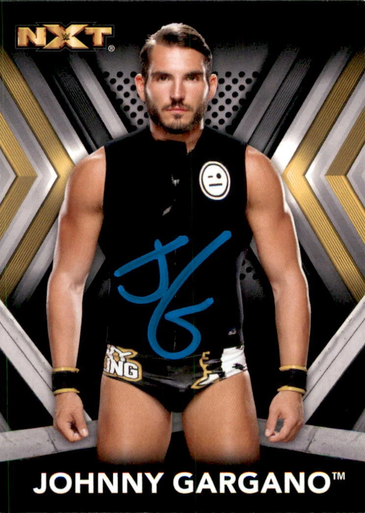 Johnny Gargano Signed 2017 Topps WWE NXT Card #15
