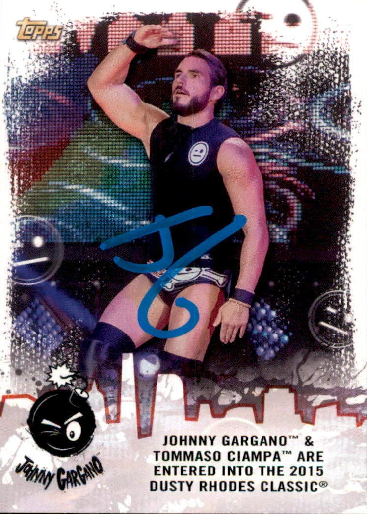 Johnny Gargano Signed 2020 Topps WWE NXT Card JG-1
