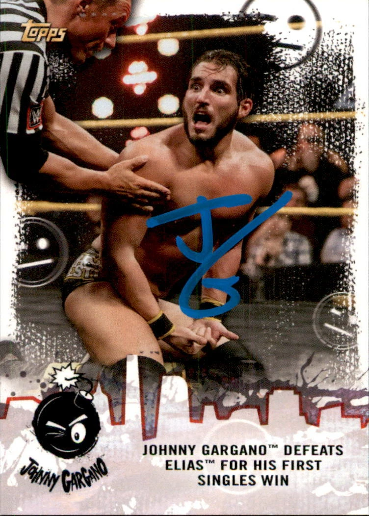 Johnny Gargano Signed 2020 Topps WWE NXT Card JG-2
