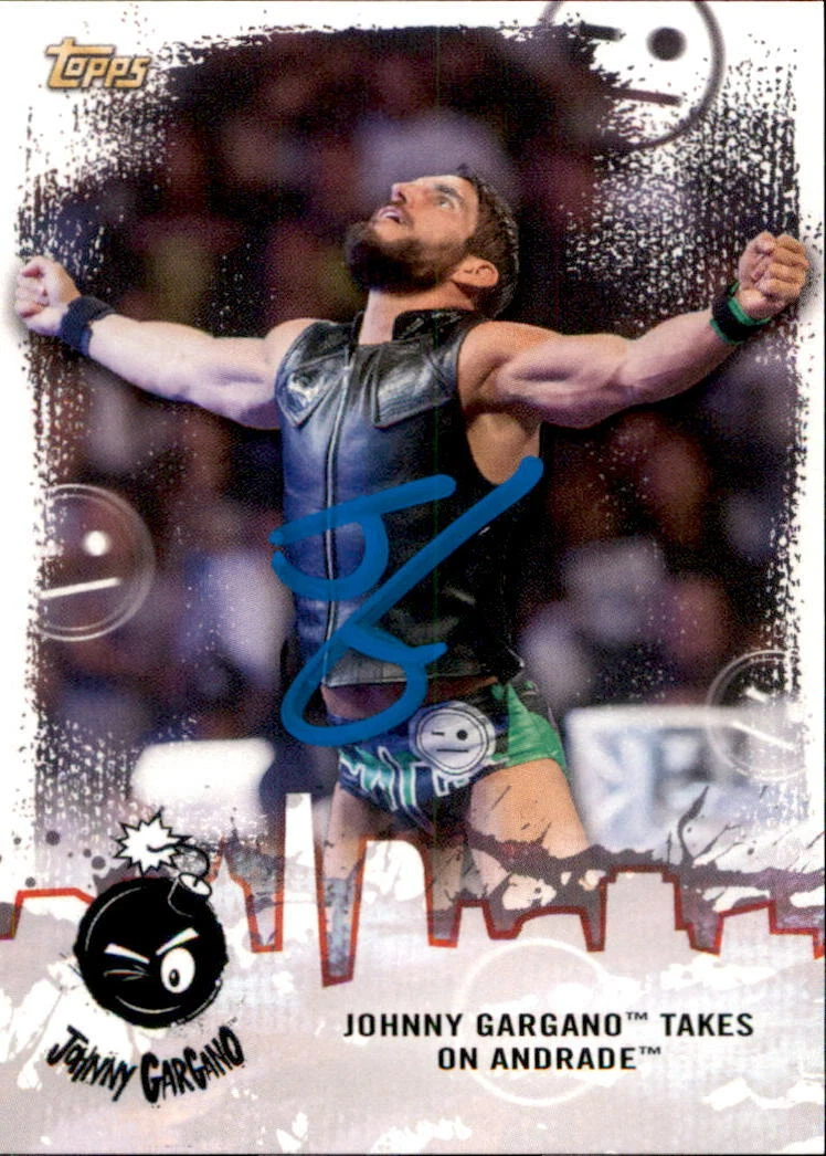 Johnny Gargano Signed 2020 Topps WWE NXT Card JG-8
