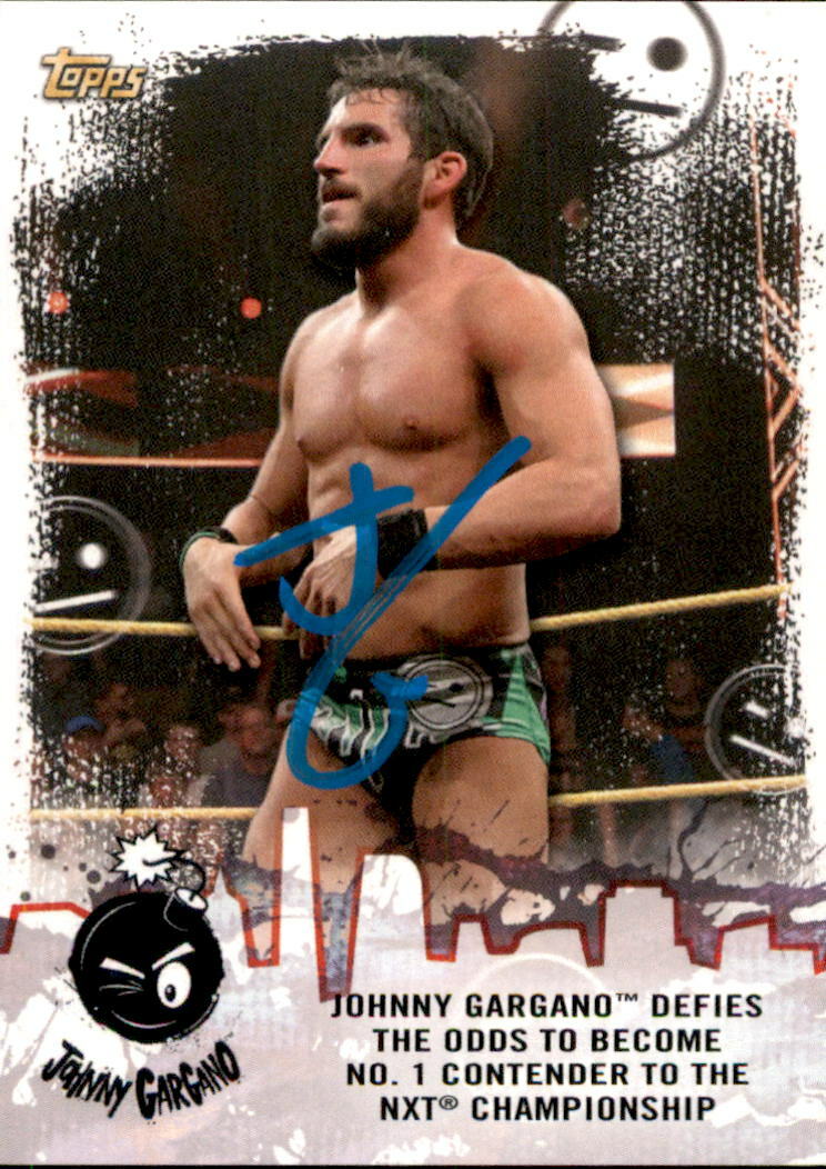Johnny Gargano Signed 2020 Topps WWE NXT Card JG-9
