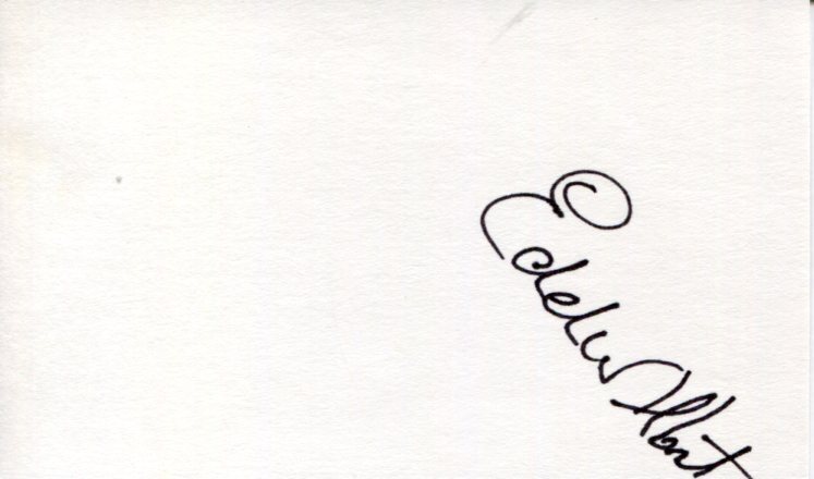 Eddie Albert Roman Holiday Longest Da Green Acres Twilight Zone Signed Autograph
