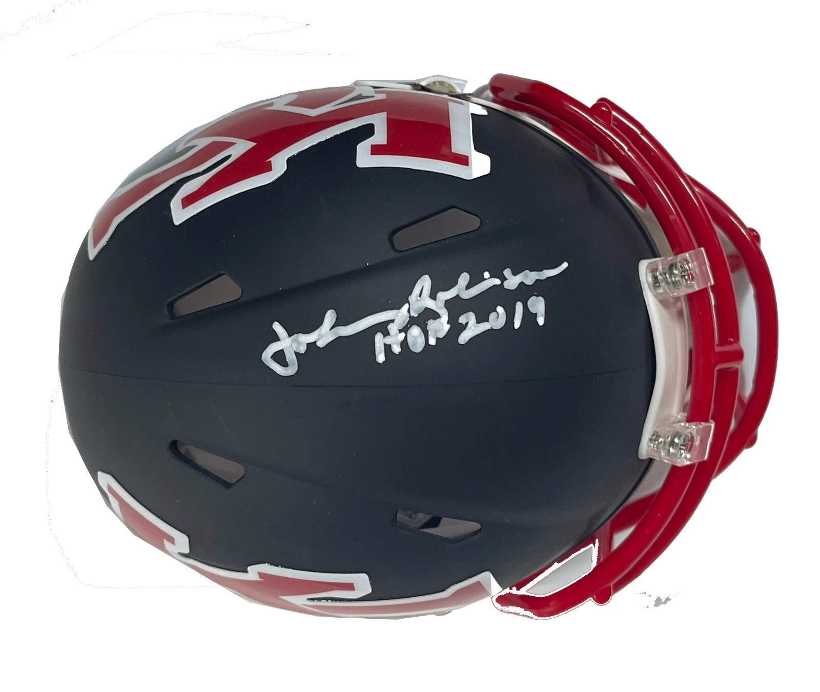 Johnny Robinson Signed & Inscribed Kansas City Chiefs Mini Helmet TRISTAR COA
