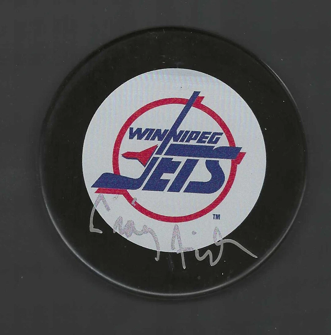 Craig Fisher Signed Winnipeg Jets Puck
