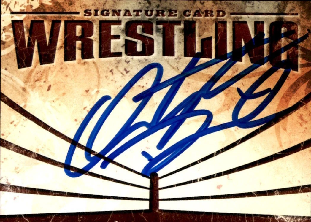 Christopher Daniels Signed AEW Dynamite Wrestling Signature Autograph Card TNA

