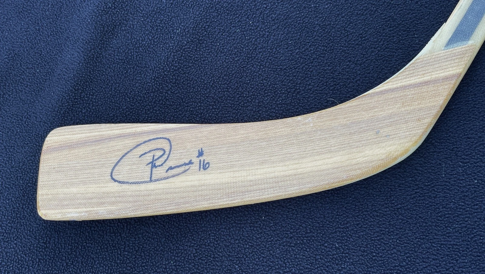 Phil Crowe Signed Philadelphia Flyers Game Model Stick Beckett COA
