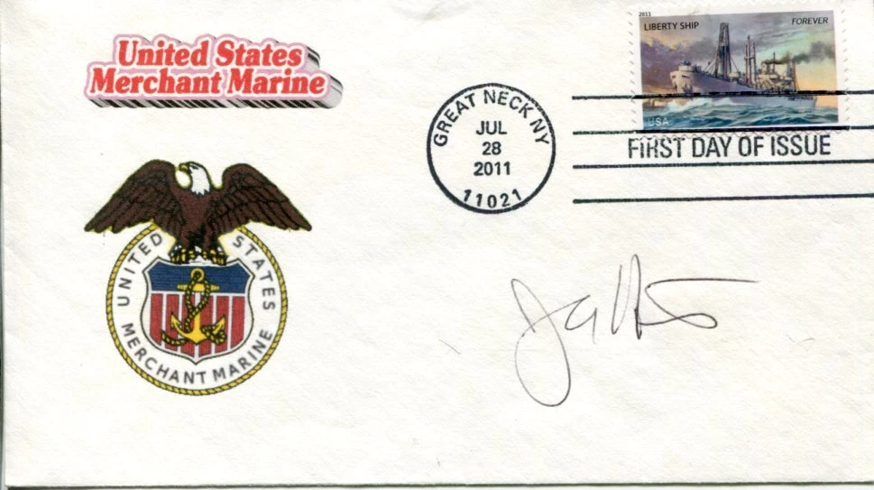 Rear Admiral James A. Helis Superintendent Merchant Marine Academy Signed FDC

