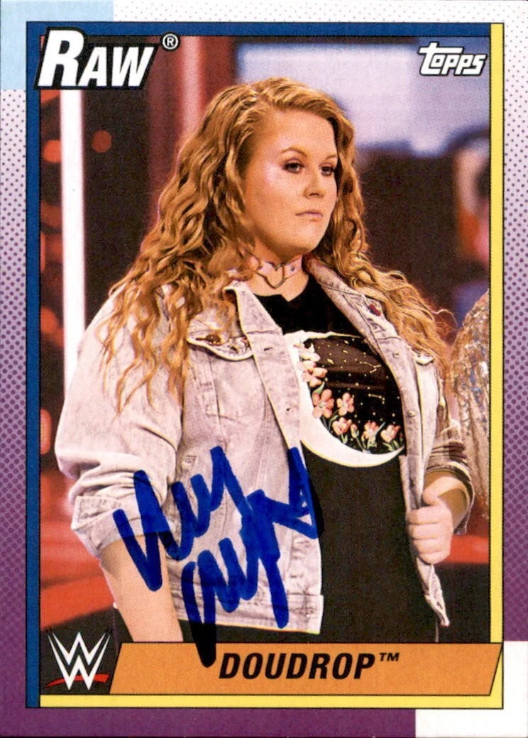 Doudrop Signed 2021 Topps Heritage WWE Card #12 Piper Niven
