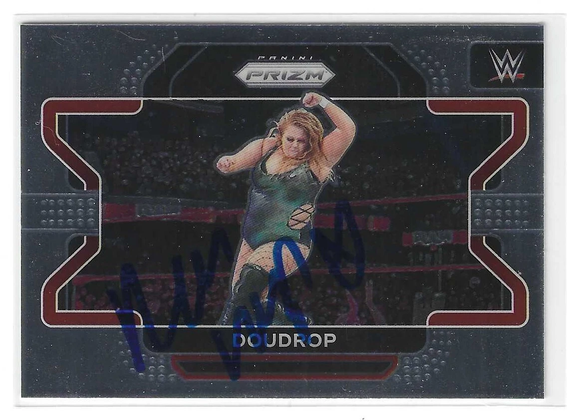 Doudrop Signed 2022 Panini Prizm WWE Card #41
