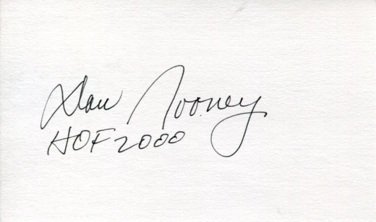 Dan Rooney Pittsburgh Steelers HOF Owner US Ambassador Signed Autograph JSA
