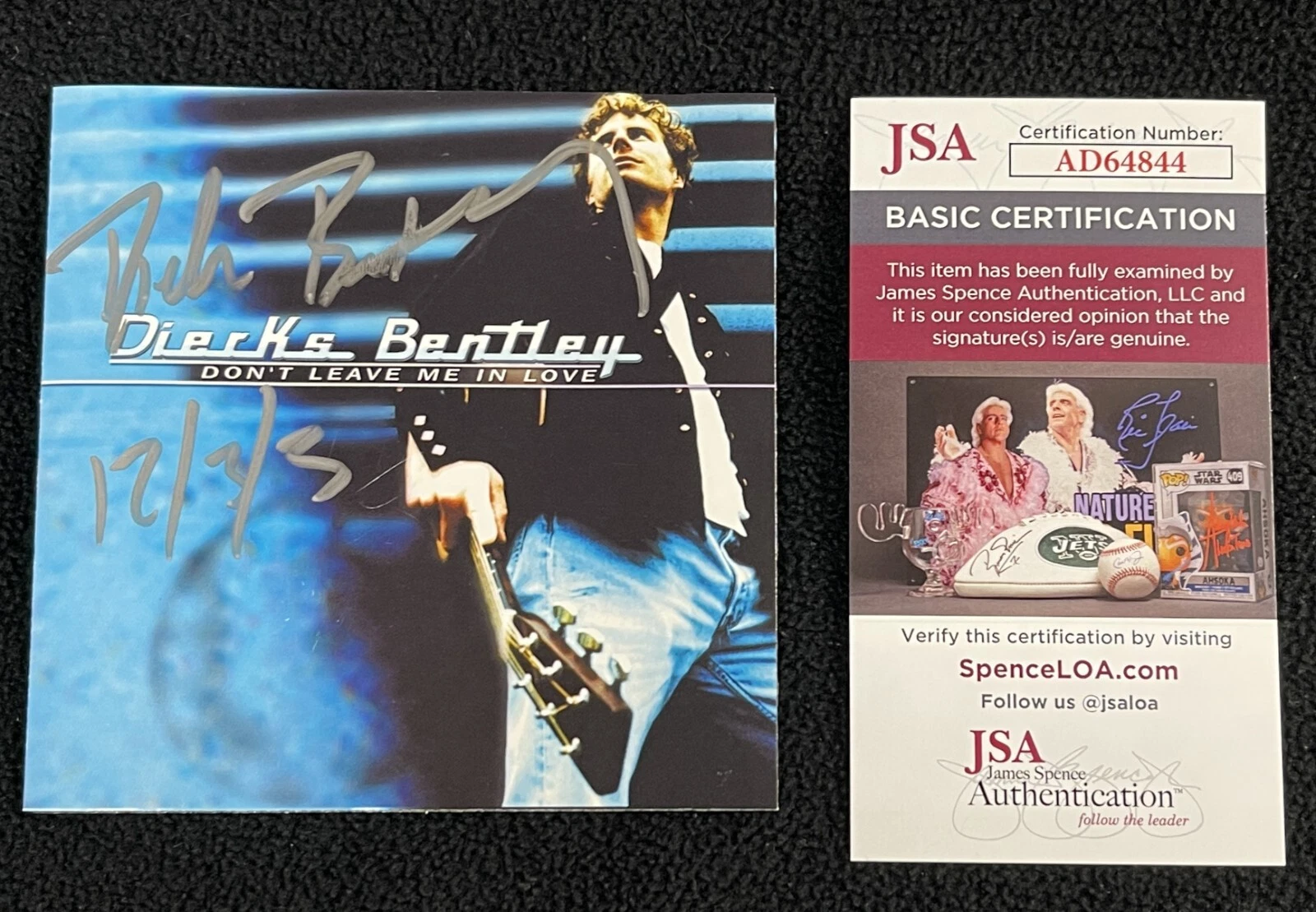 Dirks Bentley Signed 1st CD Booklet 