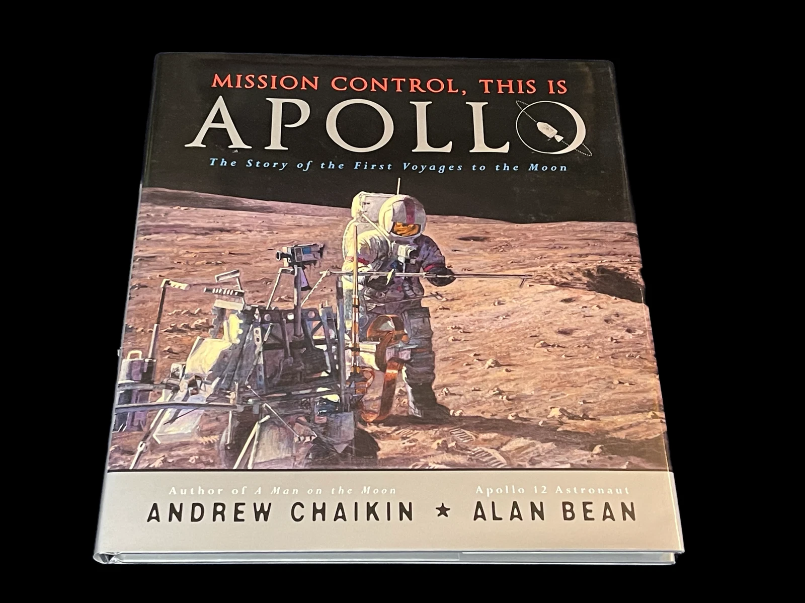 Alan Bean NASA Astronaut Moonwalker Apollo Mission Con Signed Autograph Book JSA
