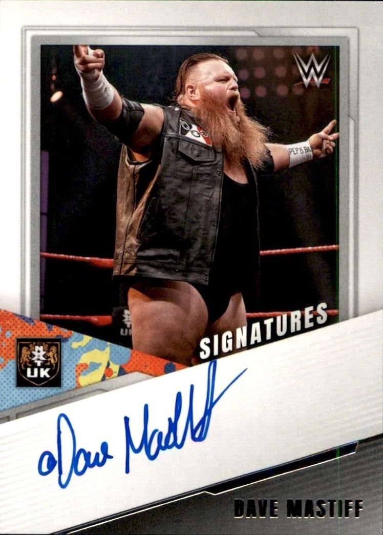 Dave Mastiff 2022 Panini WWE NXT UK Auto Autograph Card#NS-DMF
