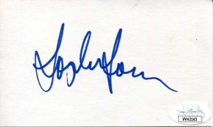 Sophia Loren Sexy Two Women El CID Oscar Winner Rare Signed Autograph JSA COA
