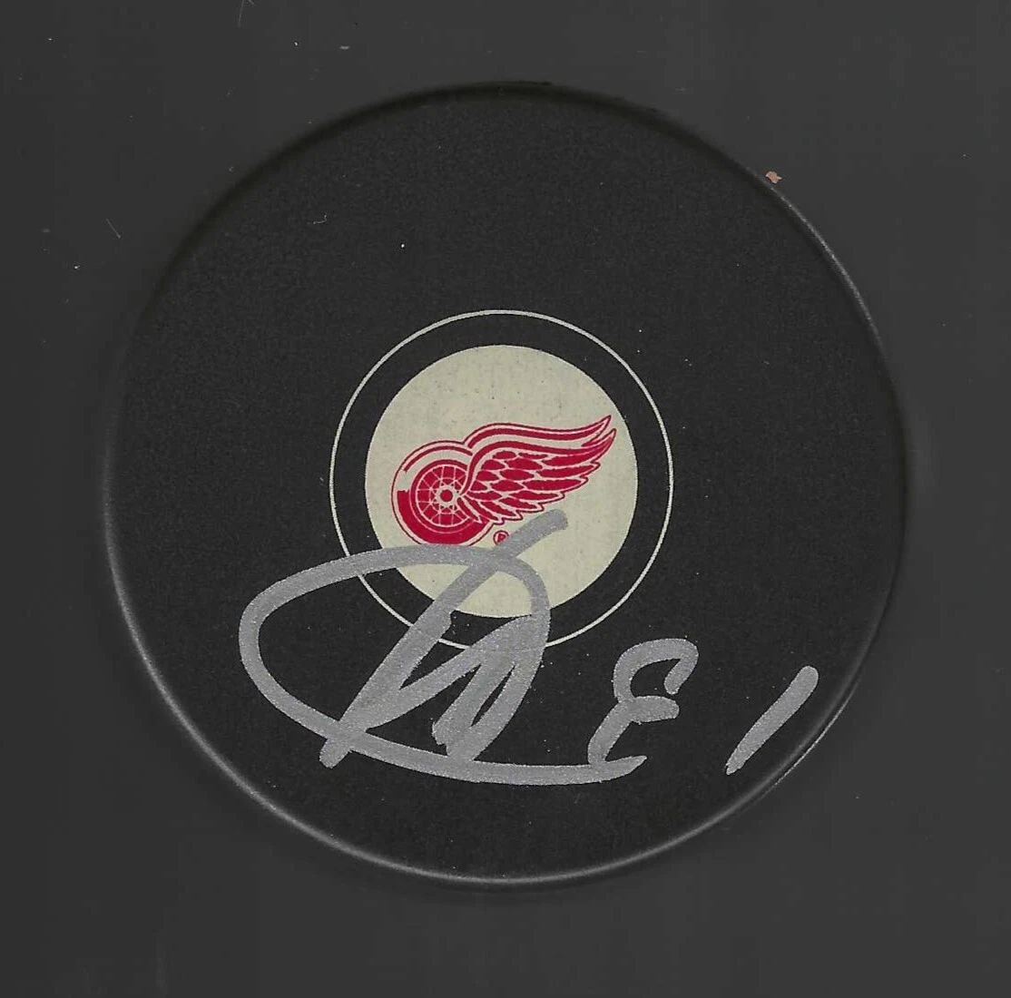 Dominik Kubalik Signed Detroit Red Wings Puck
