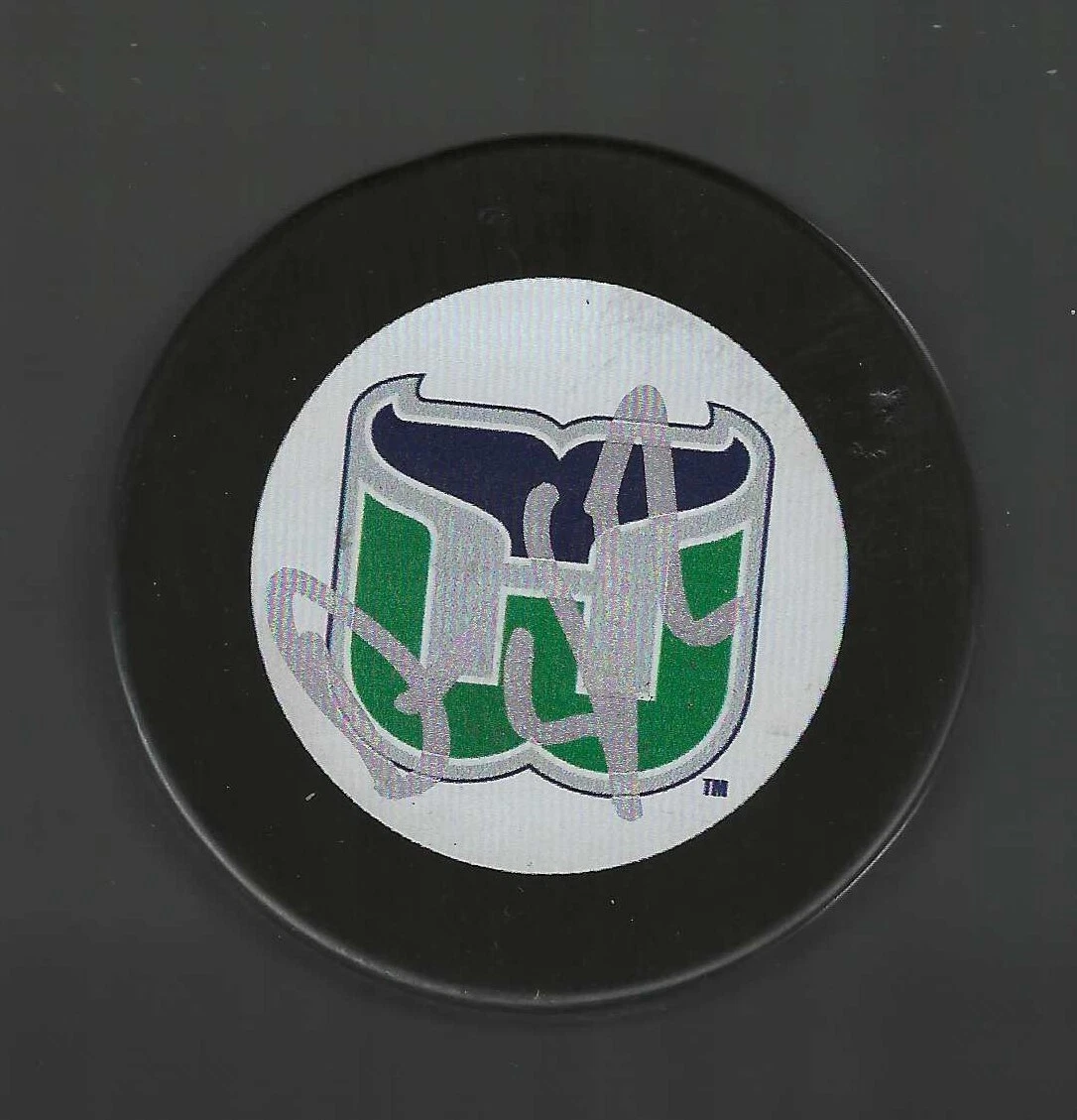 Doug Houda Signed Hartford Whalers Puck
