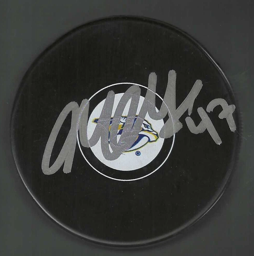 Michael McCarron Signed Nashville Predators Puck
