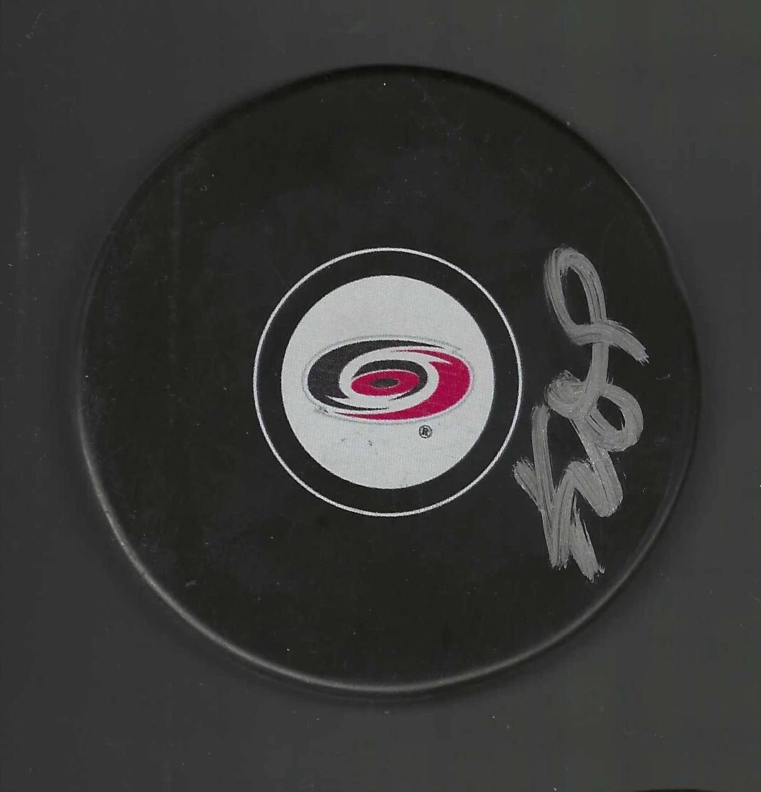 Kevyn Adams Signed Carolina Hurricanes Puck
