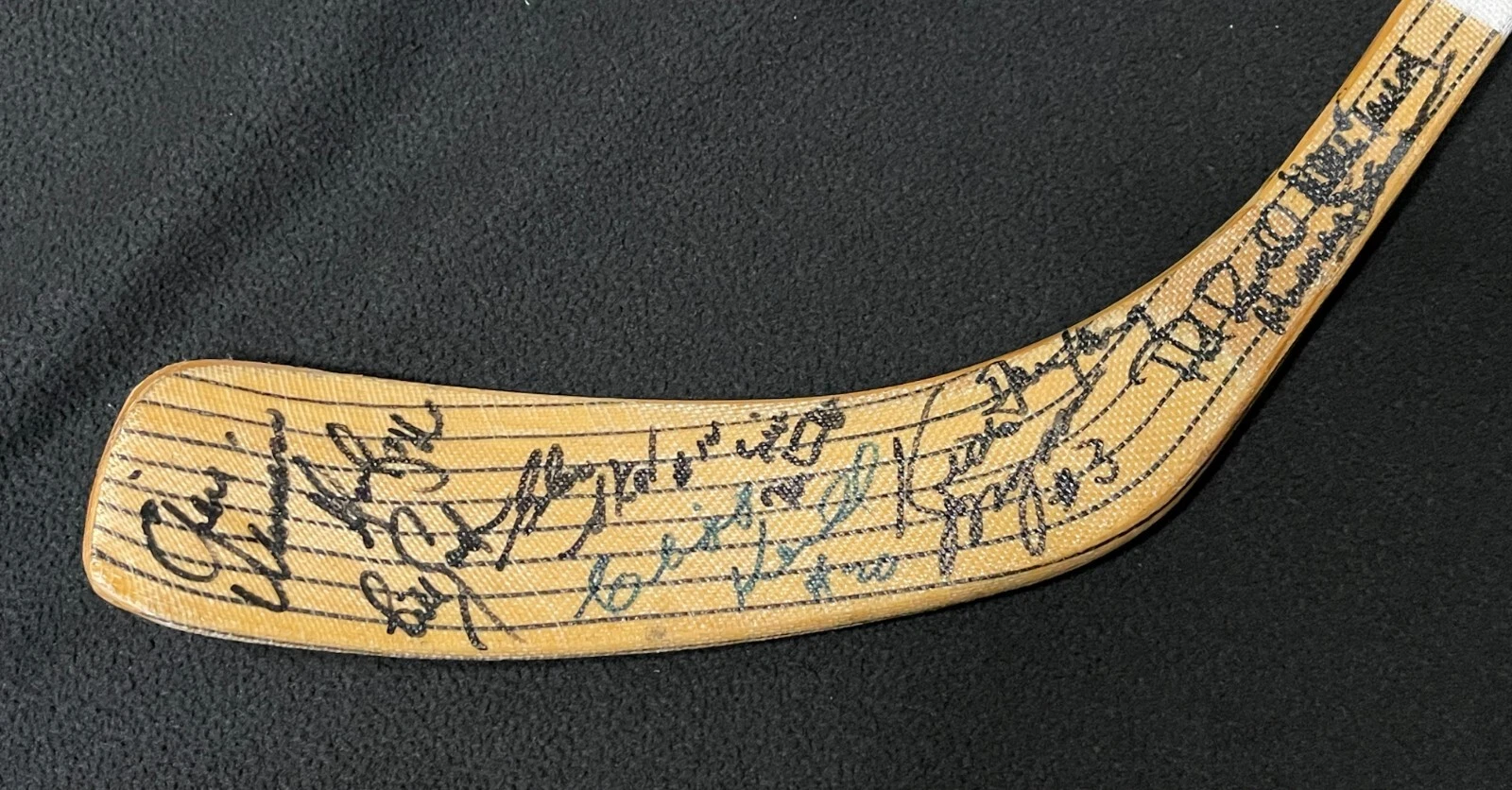 Chicago Blackhawks Legends & HOF'ers Multi Signed Stick Signed By 23 JSA COA
