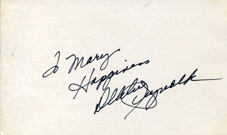 Debbie Reynolds Singin' In The Rain Charlotte's Web Oscar Nom Signed Autograph

