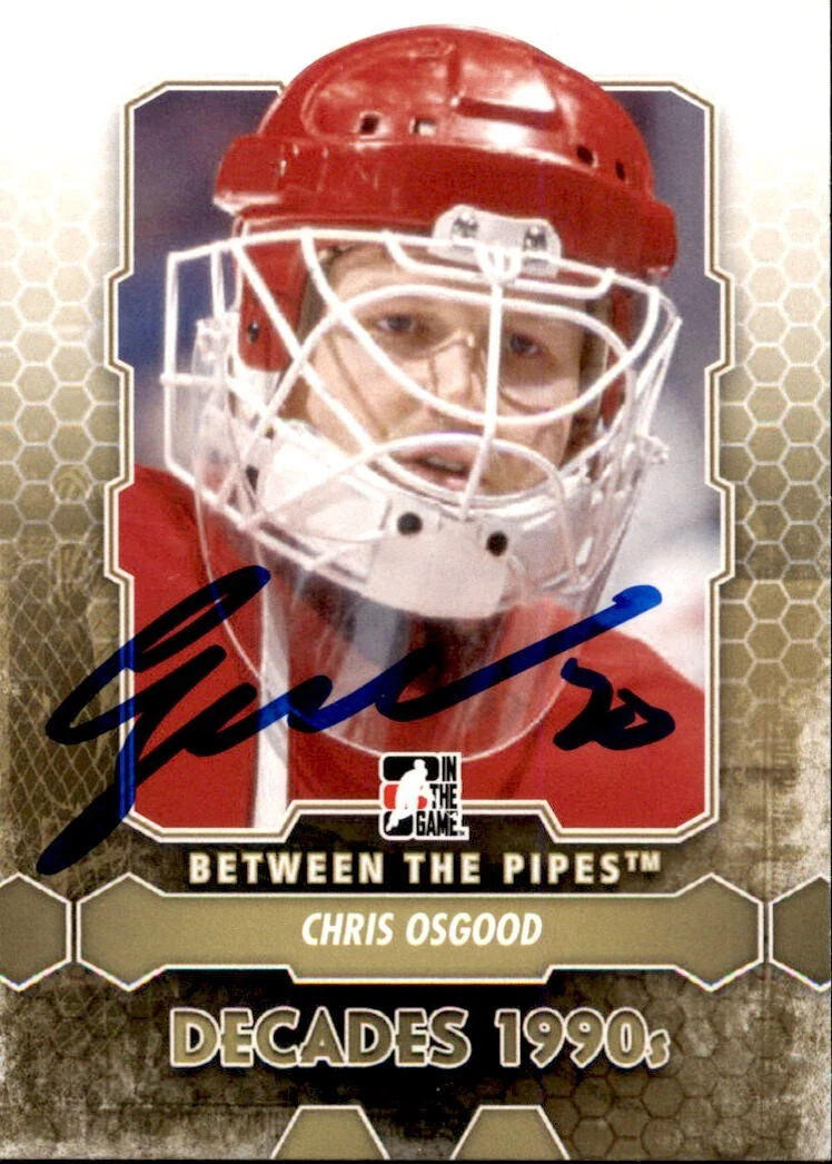Chris Osgood Signed 2013/14 ITG Between The Pipes Card #102 Detroit Red Wings
