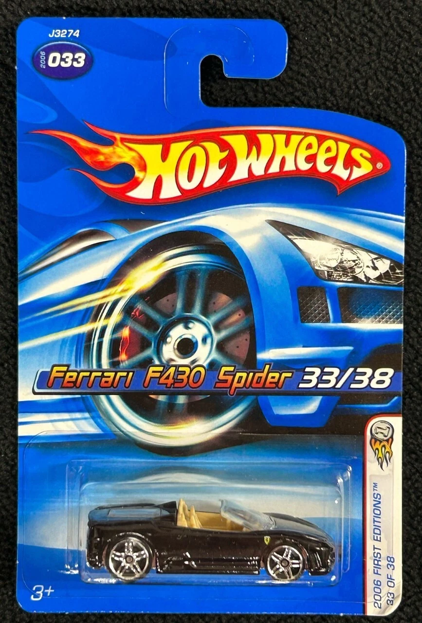 Hot Wheels 2006 First Edition Ferrari F430 Spider No.33/38 No.033
