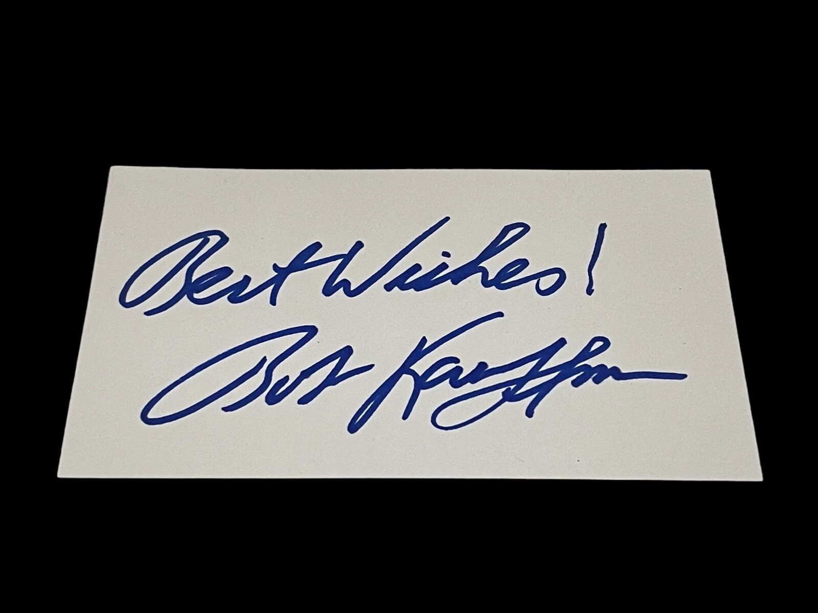 Bob Kauffman Seattle SuperSonics Detroit Pistons Chicago Bulls Signed Autograph

